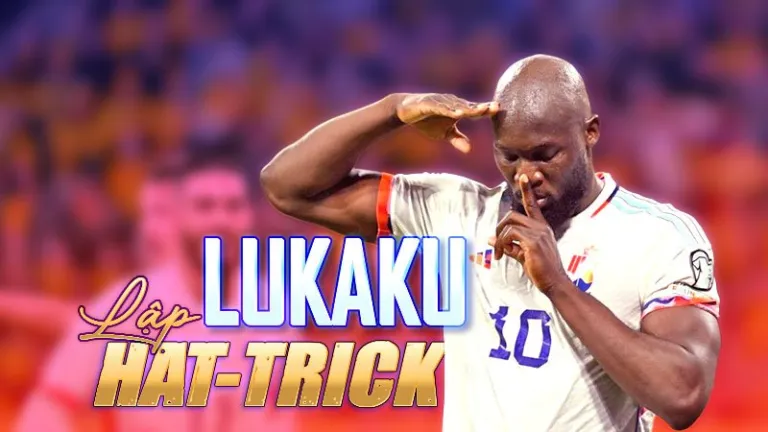 Lukaku lập cú hat-trick giúp Bỉ chiến thắng vượt qua vòng loại